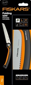 Ferastrau pliabil Fiskars Plus, pentru busteni si ramuri groase, 3 pozitii de taiere, lama cu dinti ascutiti, zimtare grosiera, lungime lama: 21 cm, negru/portocaliu, SW69, 1067553 - Img 16