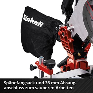 Ferastrau transversal cu acumulator Einhell TE-MS 18/210 Li-Solo Power X-Change (18 V, max. 60 mm x 120 mm adancime/latime de taiere, panza de ferastrau O 210 mm, cap de ferastrau basculant, laser, fara baterie) - Img 10