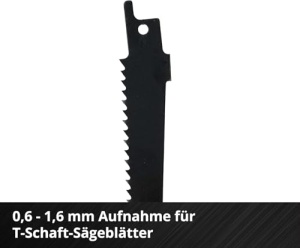 Ferastrau universal cu acumulator Einhell TE-AP 18/22 Li-Solo Power X-Change (18 V, Li-Ion, 2600 min-^1 viteza maxima de cursa, adancime maxima de taiere 100 mm, fara baterie si incarcator) - Img 5