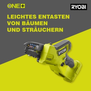 Feronerie cu acumulator RYOBI RY18PSX10A-0, 10 cm lungime lama, motor fara perii - Img 2
