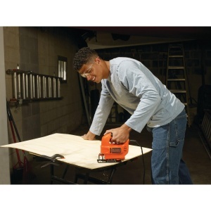 Feronerie electrica BlackDecker KS5001-QS, 400W, pentru lemn, metal si plastic - Img 2