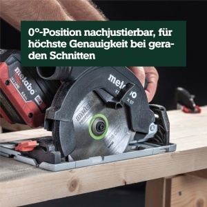Feronerie electrica Metabo KS 18 LTX 57, 18V, pentru lemn, cu frana de siguranta - Img 7