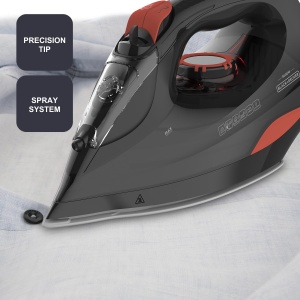 Fier de calcat BlackDecker BXIR3000E 3000W Talpa ceramica Abur vertical - Img 8