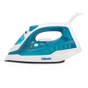 Fier de calcat Tristar ST-8320, 2600W, talpa ceramica, rezervor 370ml, alb-turcoaz - Img 7