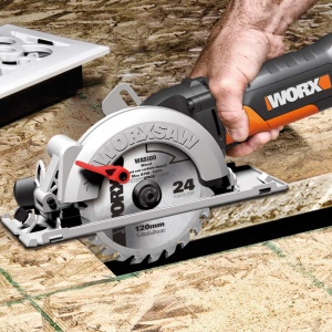 Fierastrau circular compact Worx WX439, 480W, adancime taiere 46 mm, lama 120 mm - Img 3