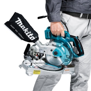 Fierastrau circular cu acumulator Makita DLS600Z, 18 V, motor fara perii, compact - Img 4