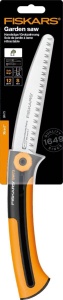 Fierastrau de mana Fiskars Xtract SW73 lama retractabila 16 cm pentru lemn proaspat NegruPortocaliu - Img 6