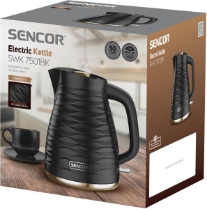 Fierbator apa SENCOR SWK 7501BK, 1.7 l, 2200 W, negru - Img 6