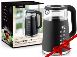 Fierbator de apa Berdsen 1,7 L 2200 W Negru cu Touchpanel - Img 3