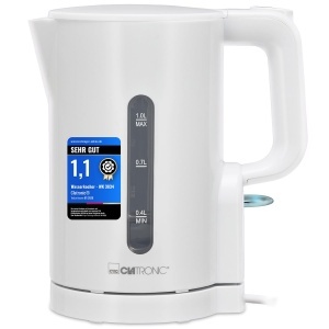 Fierbator de apa Clatronic WK 3834, 1L, 900W, BPA liber, alb