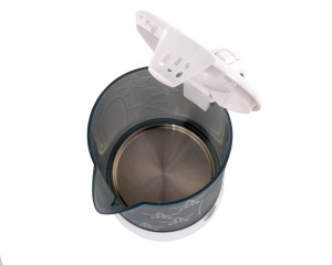 Fierbator de calatorie din silicon ADLER 0,6 L, maner rabatabil, putere 750 W, alb - Img 5