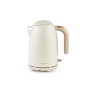 Fierbator electric Salter Pebble 3KW, 1,7L, cu filtru detasabil, culoare Stone