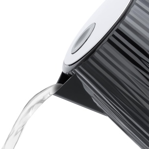 Fierbator Russell Hobbs [1,7L 2400W] Eden Black, accente din otel inoxidabil (filtru de var detasabil, deschidere capac prin simpla apasare a unui buton, indicator de nivel al apei, comutator luminos, fara BPA) Ceainic 27361-70 - Img 7