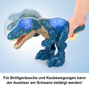 Figurina Baryonyx Fisher-Price Imaginext cu lumini si sunete, 25 cm - Img 3