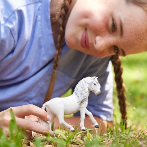 Figurina cal Islandez Schleich Horse Club 13942, 4 x 12 x 8 cm, detaliu fin - Img 2