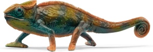 Figurina Chamaleon Schleich WILD Life 14858, Detaliu Autentic, 10 x 3 x 5 cm