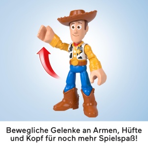 Figurina de Actiune Fisher-Price Imaginext XL Woody, 24 cm, Mobilitate, Design Toy Story - Img 3