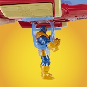Figurina de actiune Iron Man cu jet de batalie - Hasbro, 10 cm, rosu - Img 6