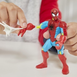 Figurina de actiune MixMashers Marvel Spider-Man, 12 cm, cu accesorii - Img 7