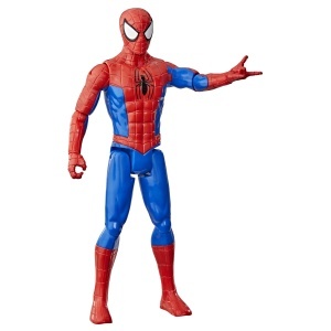 Figurina de Actiune Spider-Man Titan, Hasbro, 30 cm, Culoare Rosie-Albastra