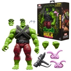 Figurina de colectie Hasbro Marvel Legends Profesor Hulk, 15 cm, 7 accesorii - Img 2