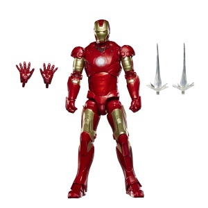 Figurina de colectie Iron Man Mark III, Hasbro, 15 cm, 4 accesorii