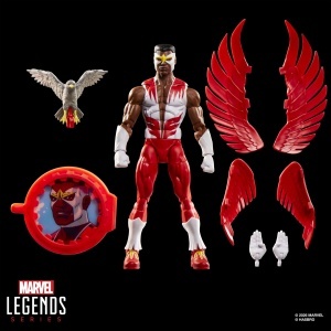 Figurina de colectie Marvel Legends Falcon 15 cm cu scut lenticular, Hasbro - Img 2