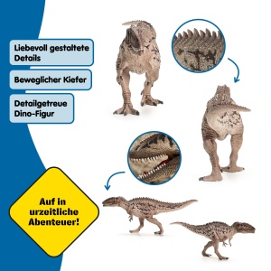 Figurina de colectie Schleich Carcharodontosaurus 15048, 8 x 33 x 13 cm, detalii realiste - Img 5