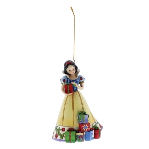 Figurina de Craciun Enesco Disney Traditions Alba ca Zapada, Detaliu Sculptat