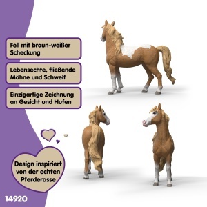 Figurina de joc Schleich Mustang Stute 14920, 11 x 3 x 10 cm, detalii realiste - Img 3