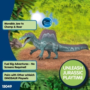 Figurina Dinozaur Spinosaurus Schleich 15049, 31 x 9 x 12 cm, Detalii Realiste - Img 4
