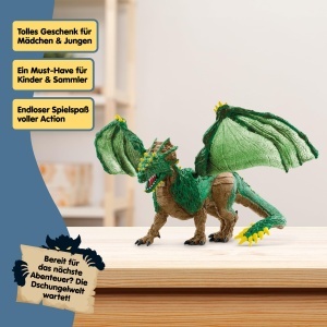 Figurina Dschungeldrache Schleich 70791 28 x 17 x 11 cm pentru copii de la 7 ani - Img 8
