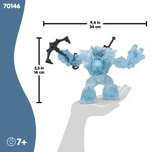 Figurina Eismonstru Schleich ELDRADOR 70146, 24 x 9 x 14 cm, pentru copii de la 7 ani - Img 6