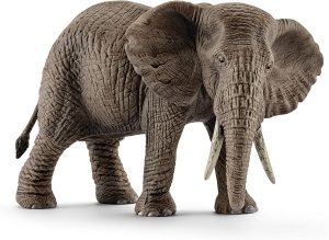 Figurina Elefant African Schleich 14761 8 x 15 x 9 cm Detaliu Realist - Img 1