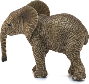 Figurina Elefant Baby Schleich WILD Life 4 x 7 x 6 cm, Detaliu Realist - Img 7