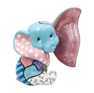 Figurina Enesco, design Romero Britto, stil pop-art contemporan, handmade