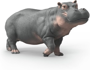 Figurina Flusspferd Schleich 14938 13 x 5 x 6 cm pentru copii de la 3 ani - Img 1