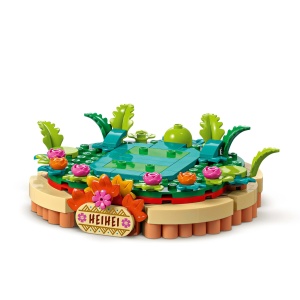 Figurina LEGO Disney Vaiana 2 Heihei - 566 piese, cu cap rotativ, aripi si stand - Img 4