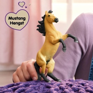 Figurina Mustang Hengst Schleich 14921 15 x 4 x 11 cm Detalii realiste - Img 2