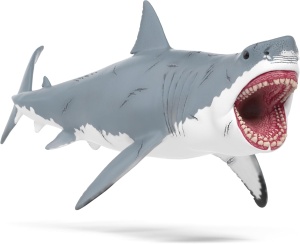 Figurina preistorica Schleich Megalodon, 28 x 11 x 12 cm, detaliata, pentru copii 3