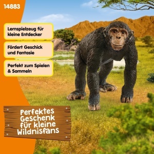 Figurina Schimpanze Schleich WILD Life 9 x 5 x 7 cm, Detaliu Realist, Ab 3 Ani - Img 6