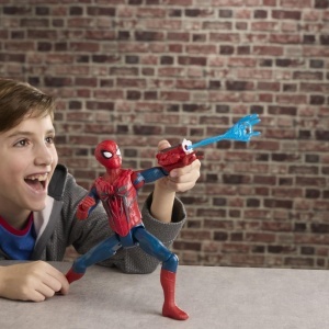 Figurina Spider-Man Titan Serie Hasbro, 29,2 cm, cu accesorii - Img 14