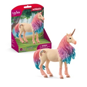 Figurina Unicorn Marshmallow Schleich BAYALA, 13 x 4 x 13 cm, culori stralucitoare