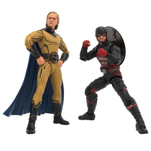 Figurine de actiune Marvel Legends John F. Walker si Sentry, 15 cm, Premium, 5 accesorii