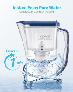 Filtre apa VEVOR 6216 03 Lmin BPA-free set 3 buc alb - Img 4