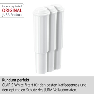 Filtru apa JURA CLARIS White 68739 anti-calcar pH stabil set 3 buc - Img 2