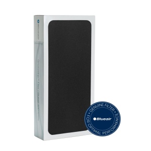 Filtru de aer Blueair SmokeStop pentru purificator Classic 400, cu activ carbon, alb