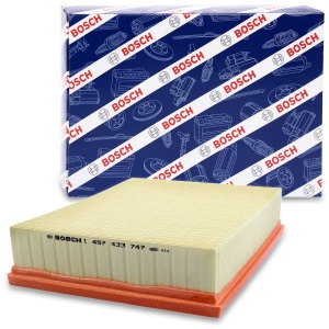 Filtru de aer Bosch S3747 pentru masini - rezistenta la umezeala, dimensiuni 276x218x58.3 mm