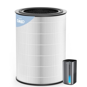 Filtru de aer DREO Macro Max AS, 3-in-1, HEPA, lavabil, pentru eliminarea mirosurilor