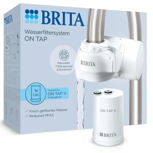 Filtru de apa BRITA ON TAP, 600L, instalare usoara, 4-stadii de filtrare